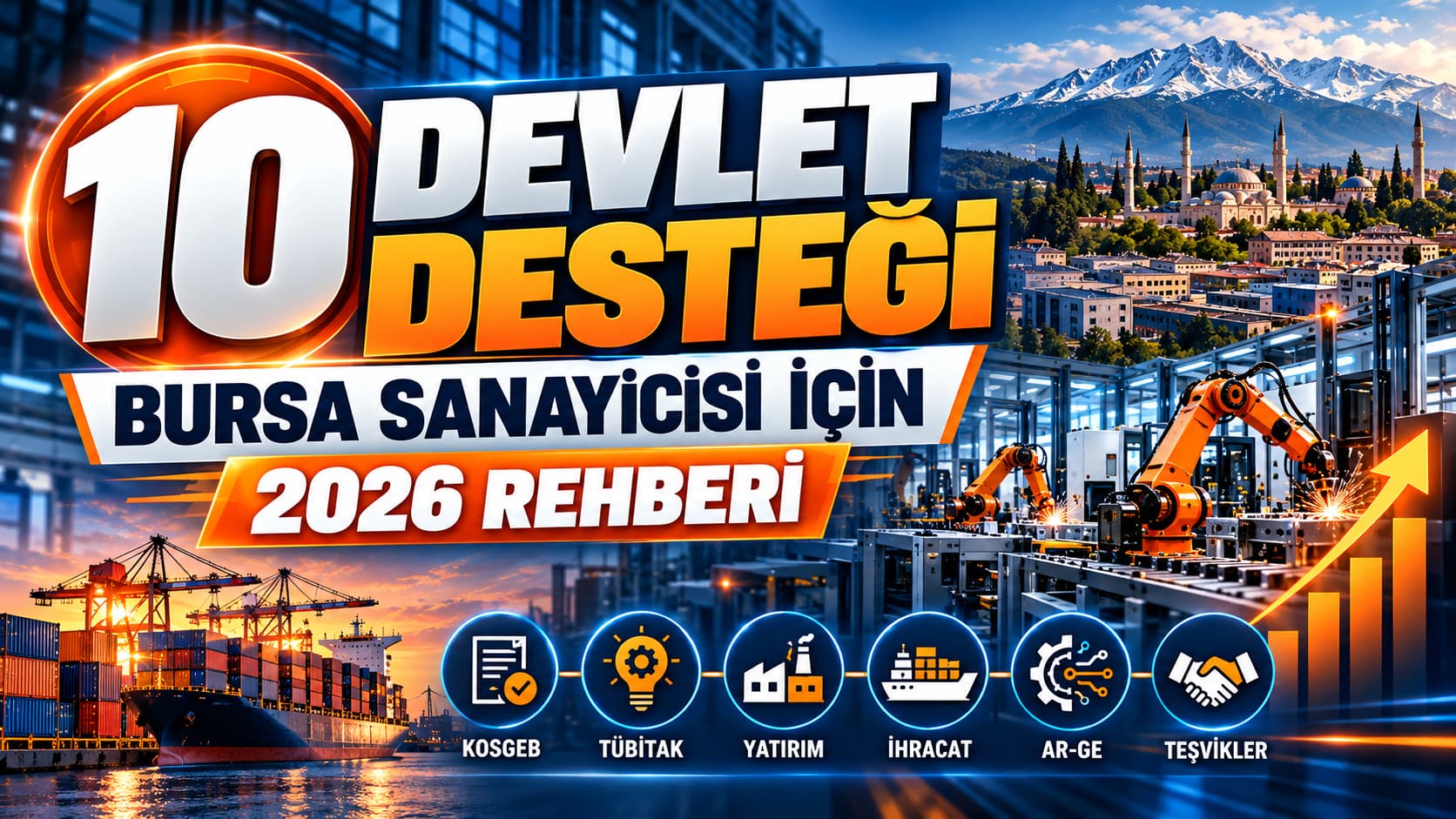 Bursa Sanayicisi İçin 10 Devlet Desteği – 2026 Rehberi