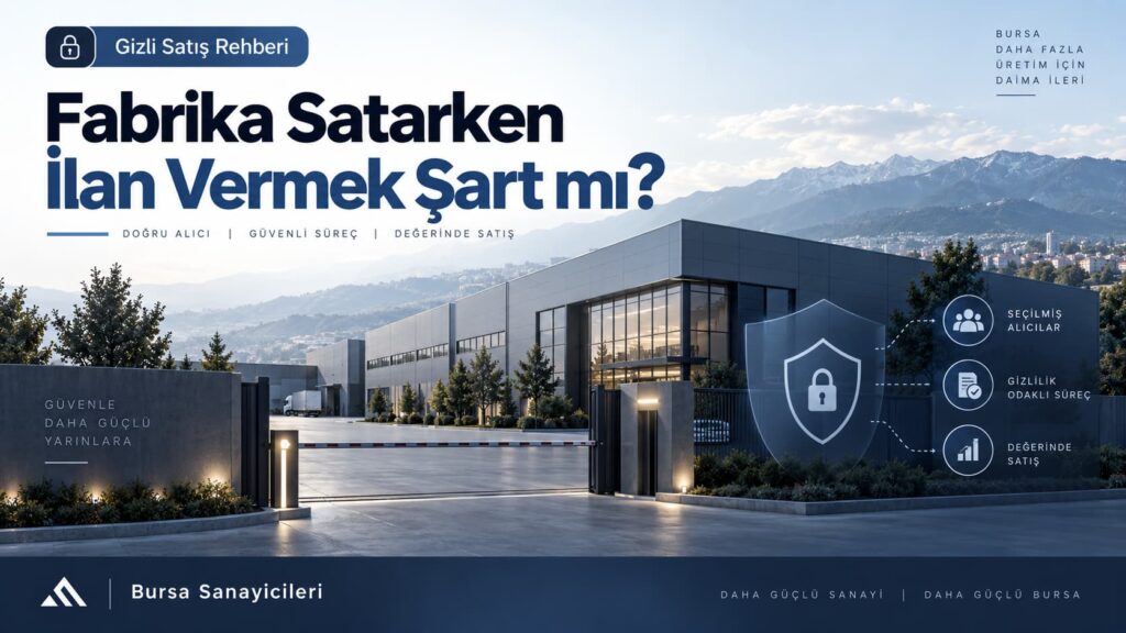 Fabrika satarken ilan vermek şart mı - gizli ve kontrollü fabrika satışı